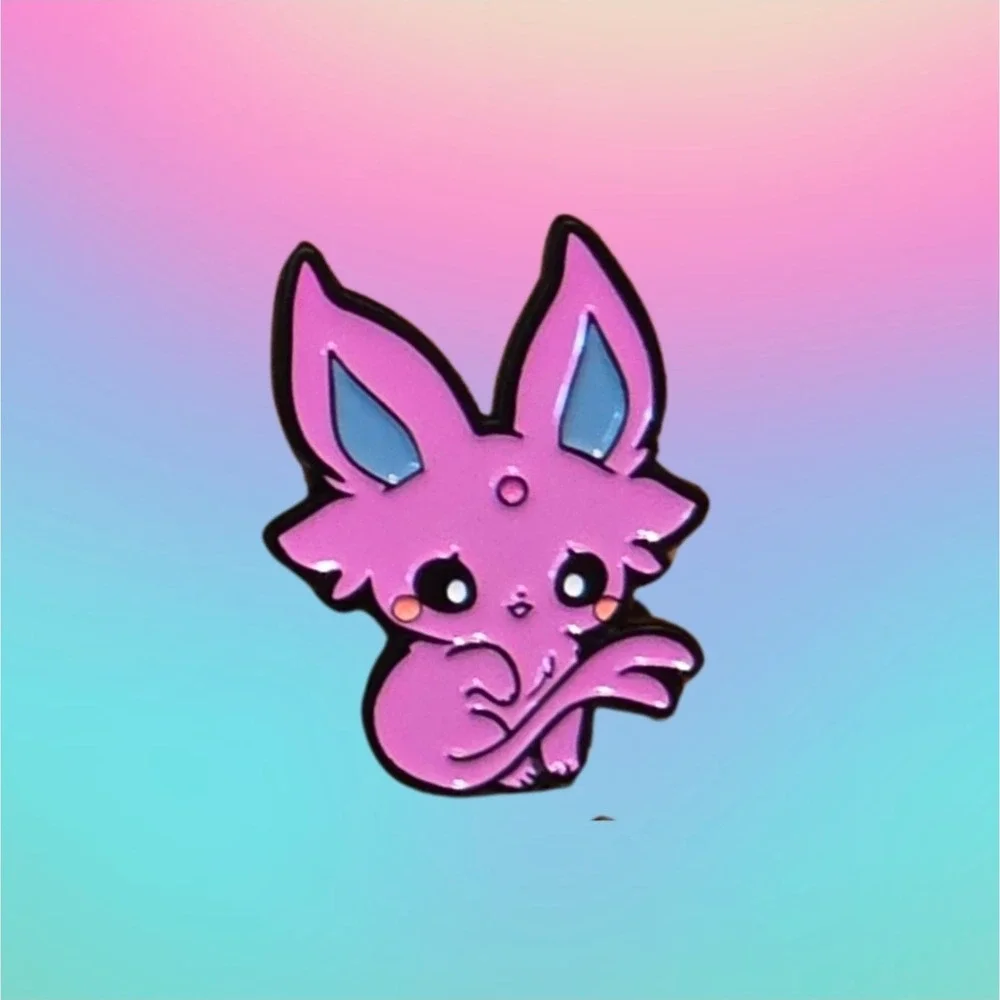Pokémon ESPEON Eevee Evolutions Chibi‎ Enamel Pin Set – Collector's Charm